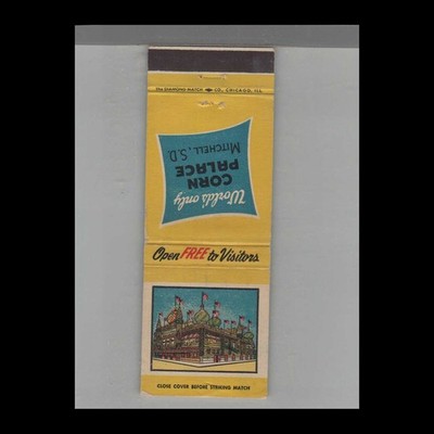 Matchbook Cover The Corn Palace Mitchell, SD