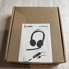 Plantronics Poly Blackwire 207576-01 5220 Series C5220 USB-A Binaural Headset