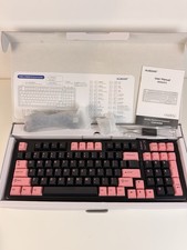 AUSDOM 98Pro Mechanical Keyboard Wireless Silent Black Pink QWERTY English
