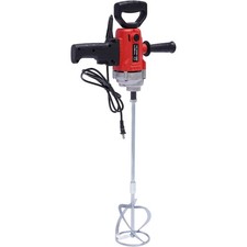 2400W Electric Concrete Mixer Drill Set Includes Handle and Mixing Paddle