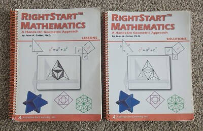 Right Start Mathematics~A Hands-On Geometric Approach Solutions Bk W/Lesson Bk