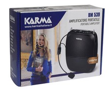 Amplificatore portatile completo di microfono ad archetto Karma BM539