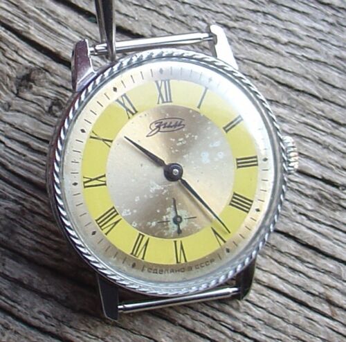 RARE VINTAGE SOVIET RUSSIAN ZIM (POBEDA) MENS WATCH 2-1956 m. 2602 SERVICED - Picture 7 of 17