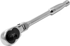 ATHR-TILT Omega Technologies 1/4'' Sq Dr FlexHead Reversible Hi-Lok Hand Ratchet