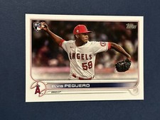 2022 Topps Series 2 Elvis Peguero Rookie #541 Los Angeles Angels RC (Q)
