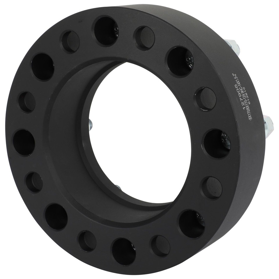 Sixity Auto 2 pc 1.5 8x170 Wheel Spacers compatible with Ford E-350 Excursion F-250 F-350 Super Duty M14x1.5mm 1.75in Studs Lugs