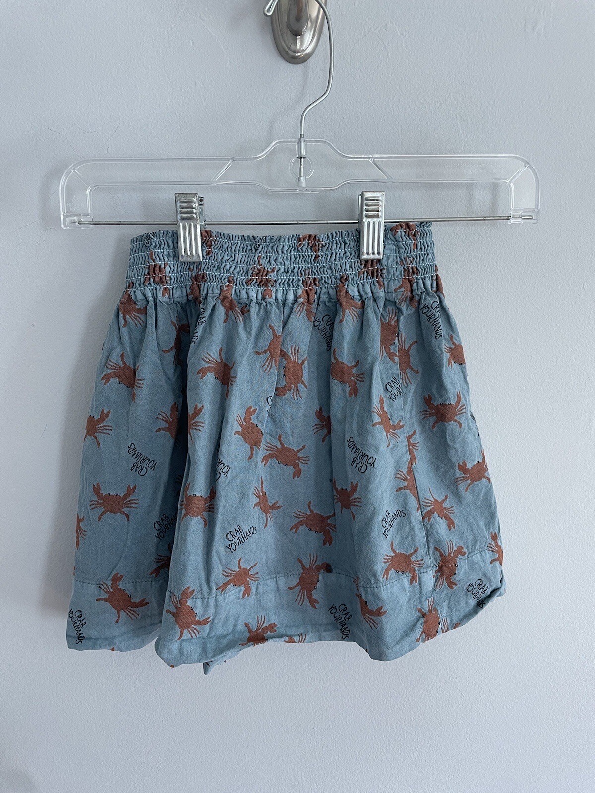 Bobo choses Girls Skirt Blue Crab Print Crab Your Hands Size 67 eBay