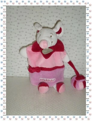 ‡ - Doudou Marionnette Souris Rose Graines de Doudou Hochet Doudou et Compagnie - Photo 1/2