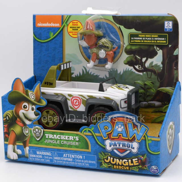 paw patrol tracker figure and vehicle