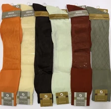 MEN'S OVER THE CALF SEXY SHEER,RIBBED,DIAMOND,ORIGINS, STACY ADAMS SOCKS $14.99e