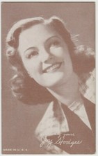 Joy Hodges circa 1940 vintage MADE IN USA Film Star Arcade Card