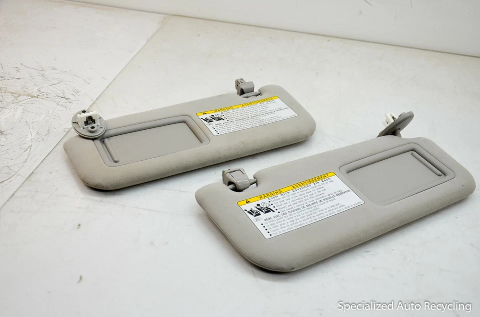 2014 2015 2016 2017 LEXUS IS350 SUN VISOR LEFT RIGHT SET OF 2 OEM IS350 BEIGE - Изображение 2 из 4