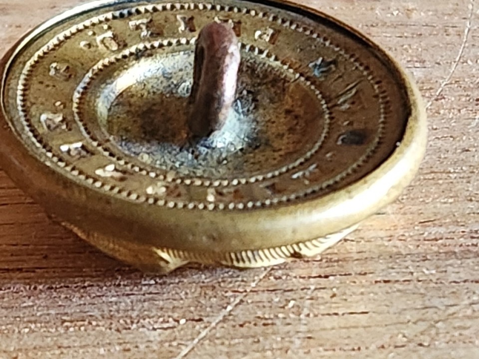 Pennsylvania State Seal Uniform Button Mintzer Phila Civil War Era