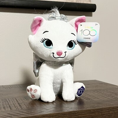 Peluche Disney Marie Cat Stuffed Animal *NEW!* Disney 100 Years