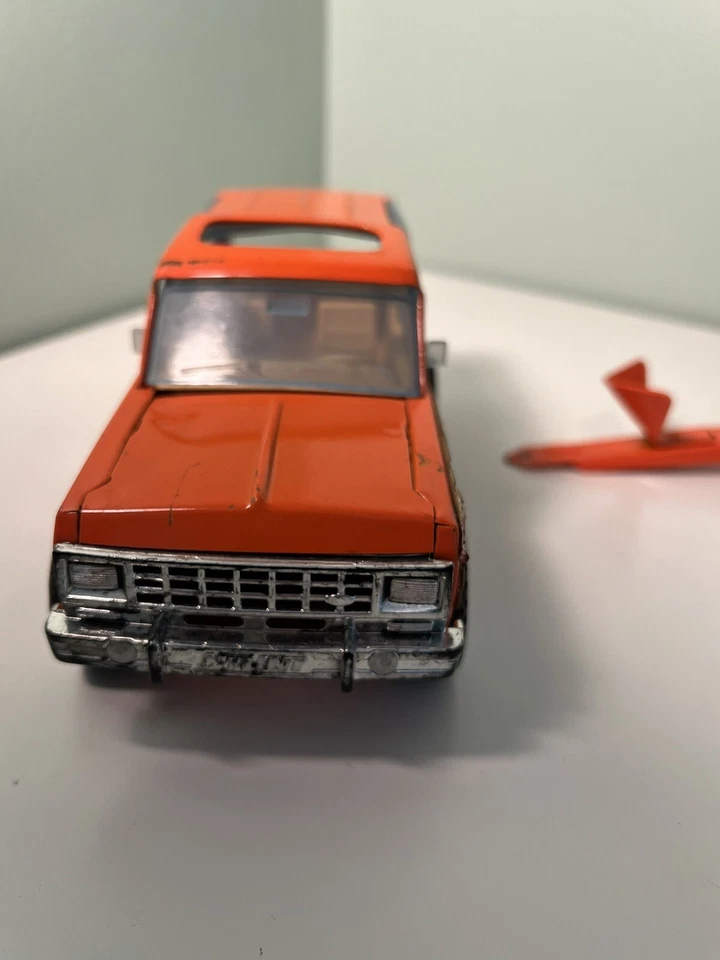 Remolque de colección Nylint naranja Ford Bronco Bass Chaser y barco Foto 3 de 4