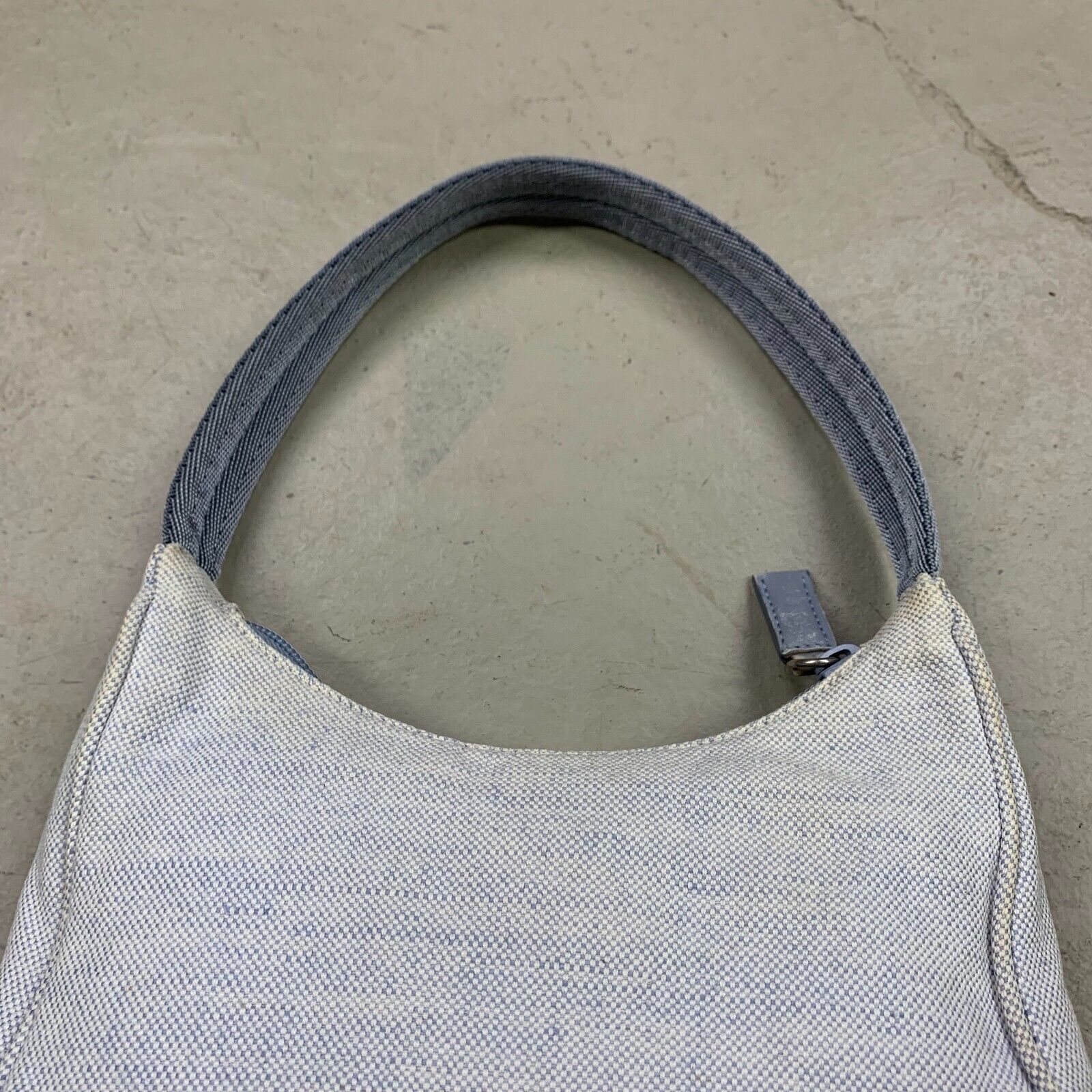 PRADA 1999 Canvas Purse / Top Handle / Shoulder B… - image 6