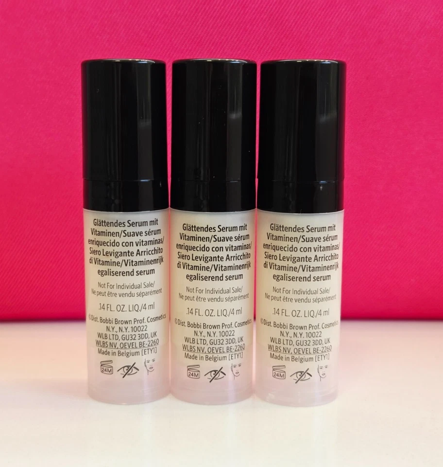 3 件 Bobbi 棕色富含维生素平滑精华 (0.14 盎司 X3 = 0.42 盎司) — 第 4/4 张图片