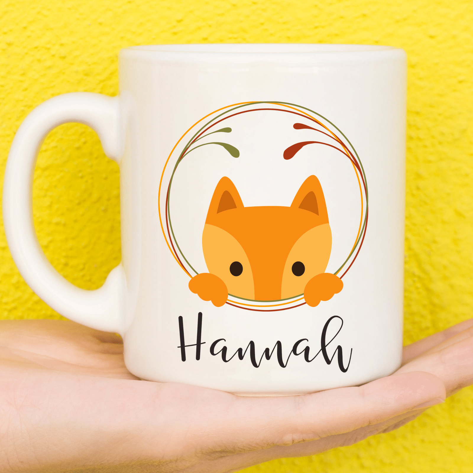 Fox Mug Fox Gift Personalised Mugs Custom Mug Personalised Gift Personalised Cup