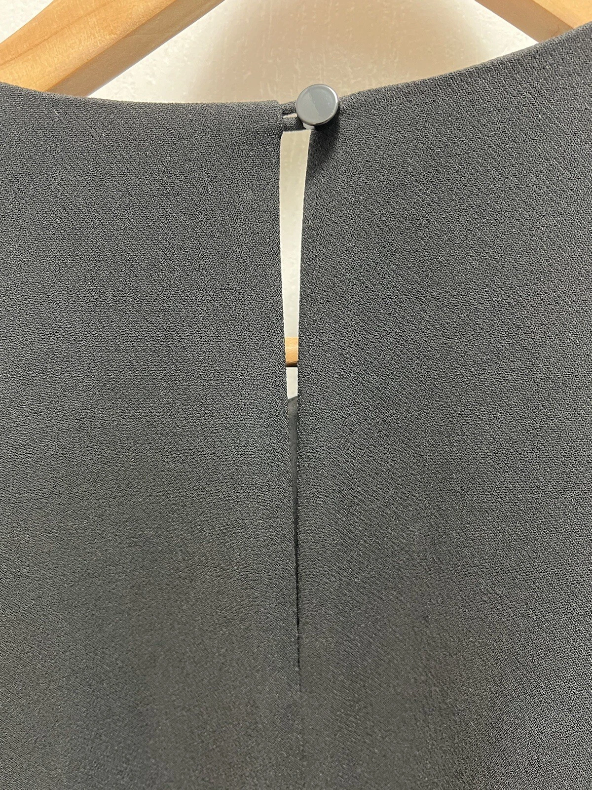 Abito Kate Spade nero fiocco look per la fodera argento taglia 2