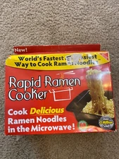 RAPID RAMEN NOODLES COOKER Microwave Ramen in 3 Minutes QUICK & EASY | REUSABLE