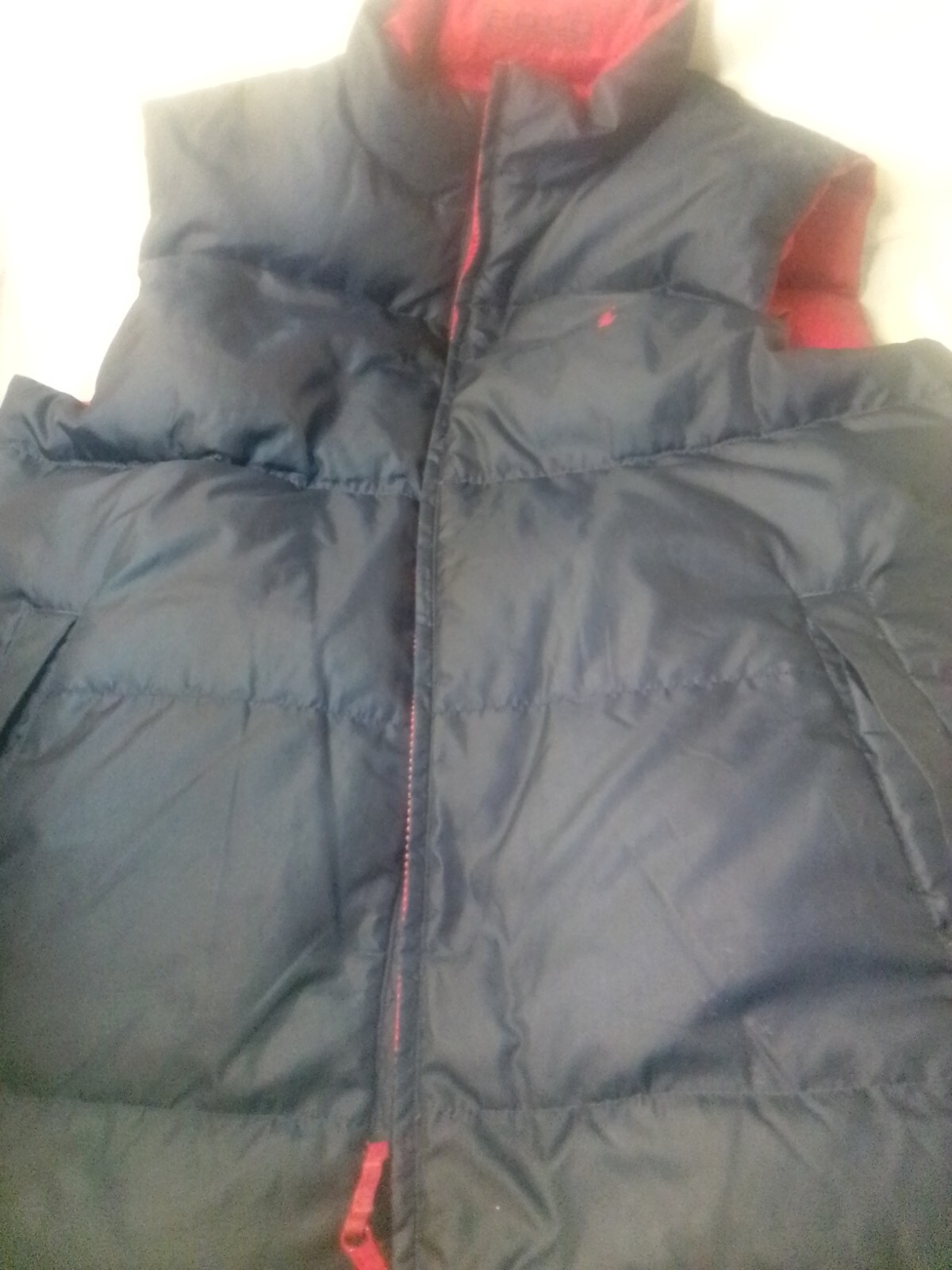 Giacca gilet trapuntata Ralph Lauren Polo Pony Reversibile da uomo con cerniera intera