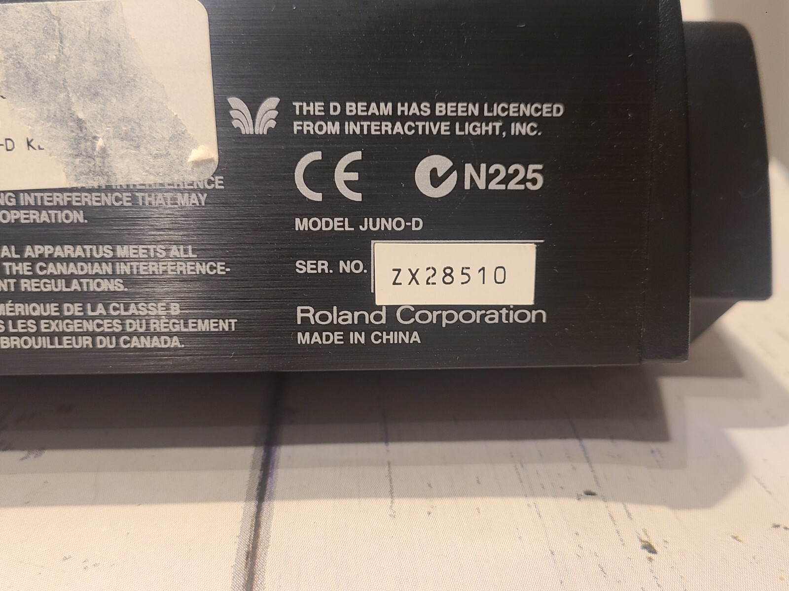 Roland Juno D 61Key Synthesizer W/ Power Supply eBay