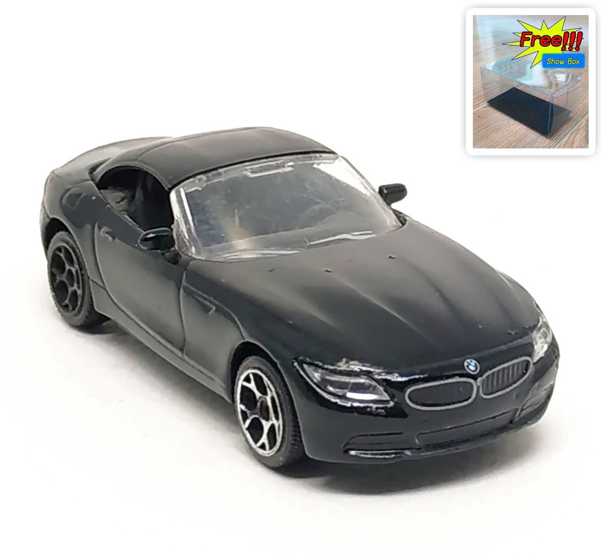 Majorette BMW Z4 Roadster Black - Wheel Error 1:56 3