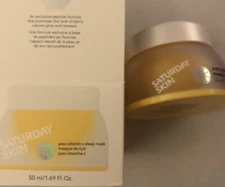 SATURDAY SKIN Yuzu Vitamin C Sleep Mask 50ml NIB