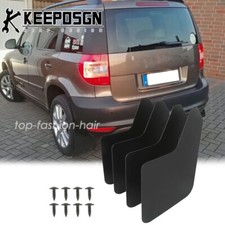 Schmutzfänger Anhänger Spritzschutz spritzlappen Set Vorne Hinten für Skoda Yeti