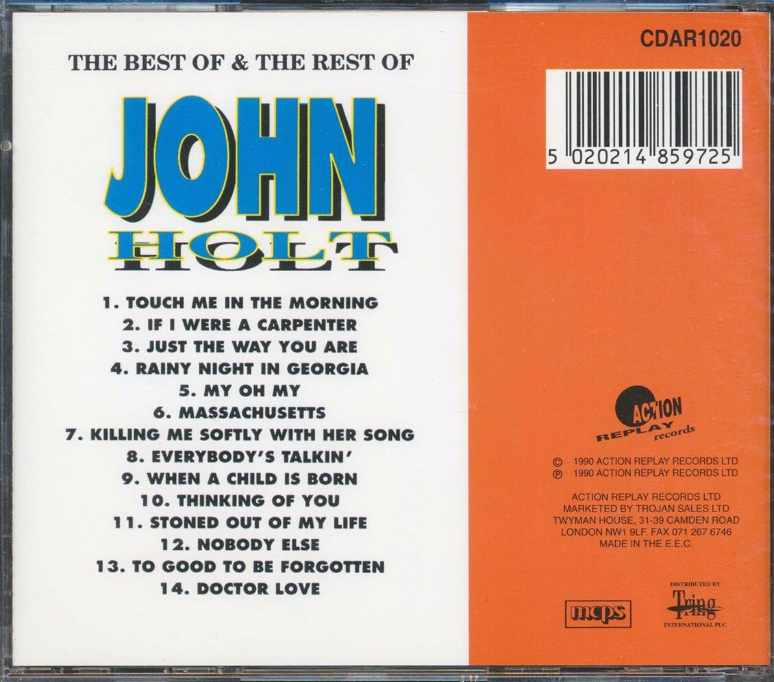 CD John Holt - The Best & The Rest Of John Holt | eBay