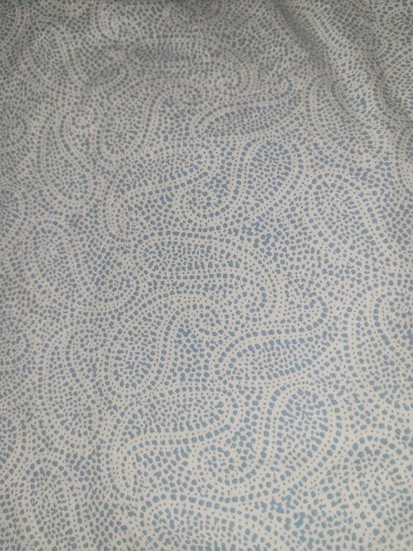 Ralph Lauren Blue White Paisley Twin Fitted & Flat Sheets