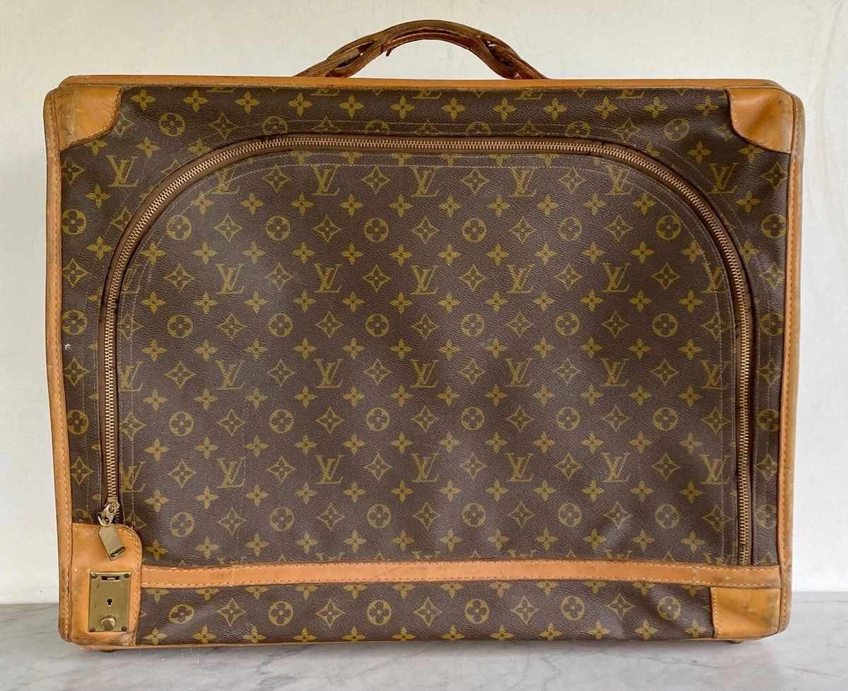 RARE Vintage FC Saks LOUIS VUITTON Petite Suitcase Keepall Luggage Travel LV