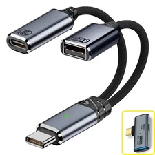 USB Type C OTG Charging Adapter  100W PD Charger Converter