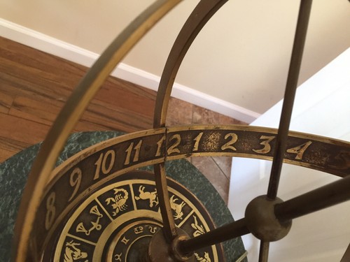 Frederick Cooper Horoscope Astrological Zodiac Bronze Table Lamp Vintage - Picture 16 of 21