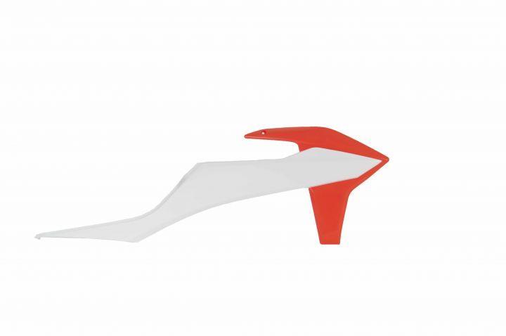 Rtech Radiator Spoiler Adjusts KTM SX Sxf ab19,EXC Exc-F Xc-W ab20 White/