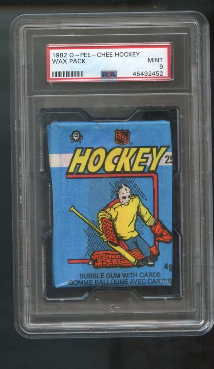 1982-83 O-Pee-Chee Hockey Card Unopened Wax Pack NHL Graded MINT