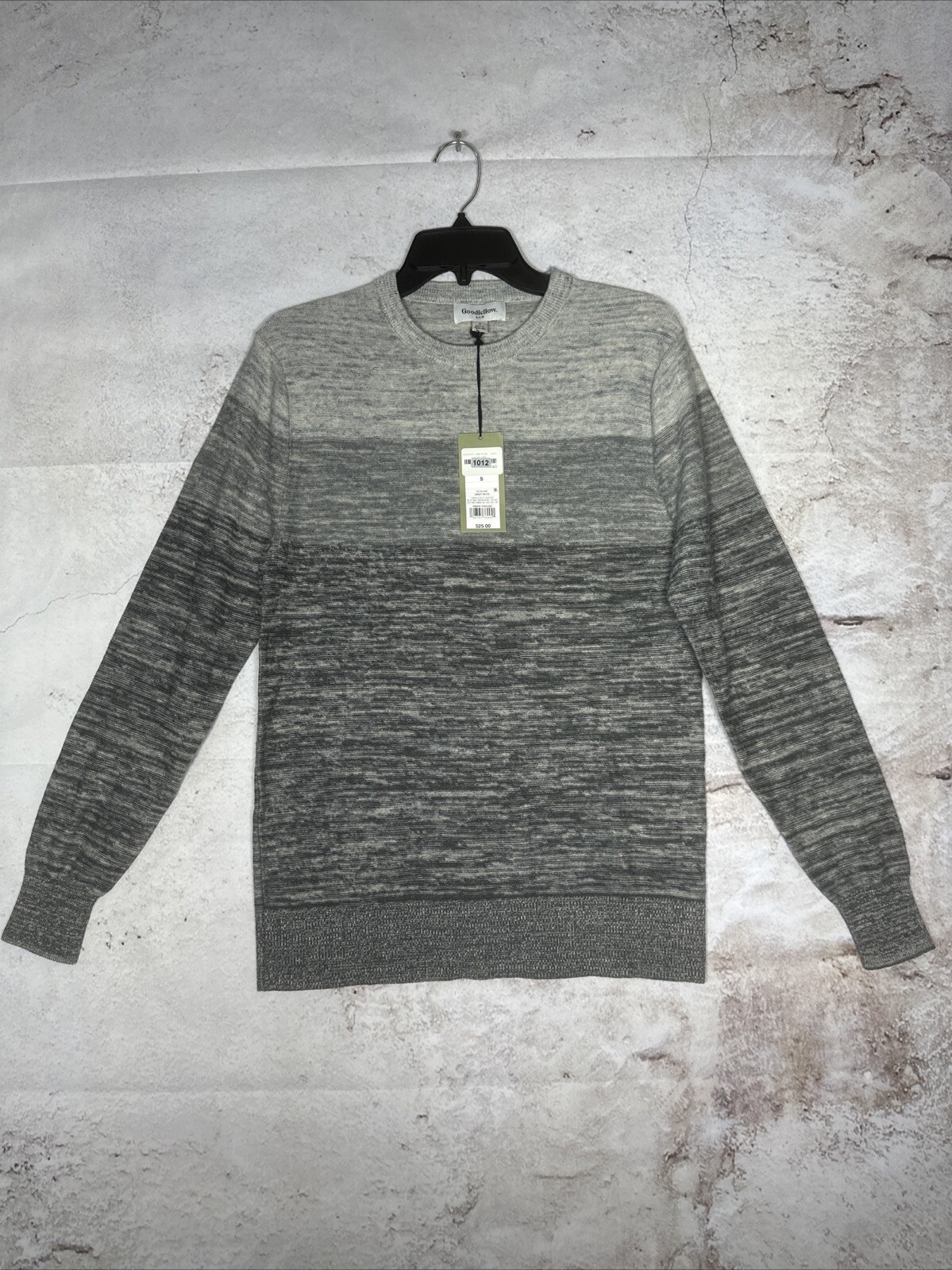 Colorblock Crew Neck Men’s Colorblock Crew Neck Pullover Goodfellow & Co Cementy Gray S | eBay