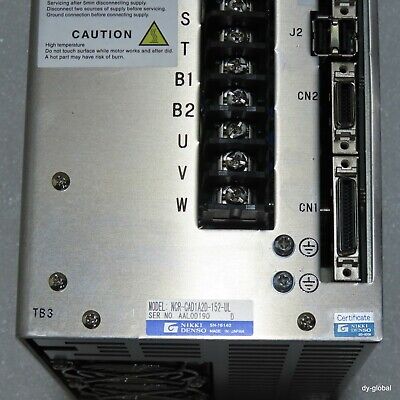 NIKKI DENSO Used NCR-CAD1A2D-152-UL AC Servo Driver DRV-I NIKKI DENSO Used NCR-CAD1A2D-152-UL AC Servo Driver DRV-I