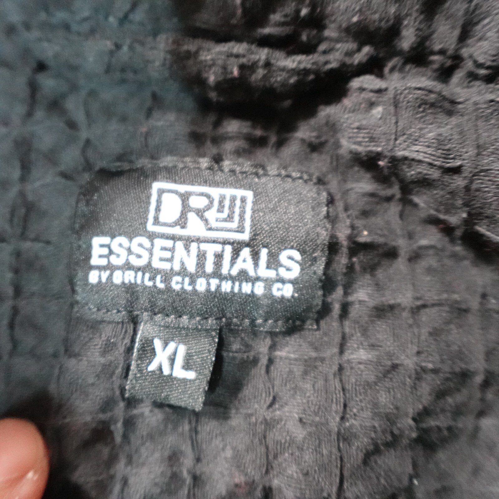 Drill Essentials Jacket Mens Extra Large Black Ou… - image 4