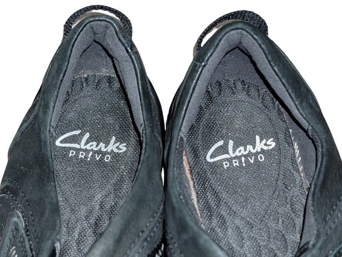 Clarks Privo Tequini Women's Black Suede Casual Flats Driving Shoes Sz 8.5 M - Picture 9 of 11