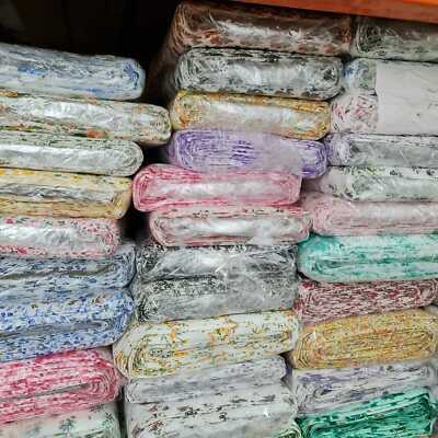 100 % Druck Baumwolle Ditsy Blumen Stoff Kleid Handwerk Quilten Material Meterware 44 Zoll