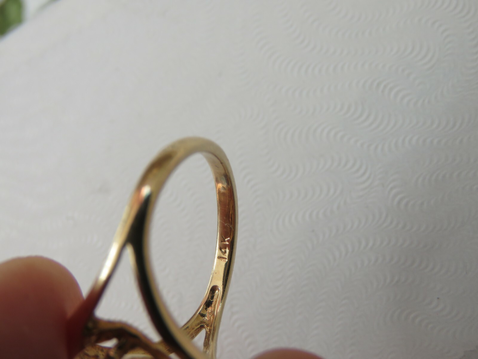 ❤️Solid 14K❤️ Yellow Gold Natural Ruby Engagement… - image 9