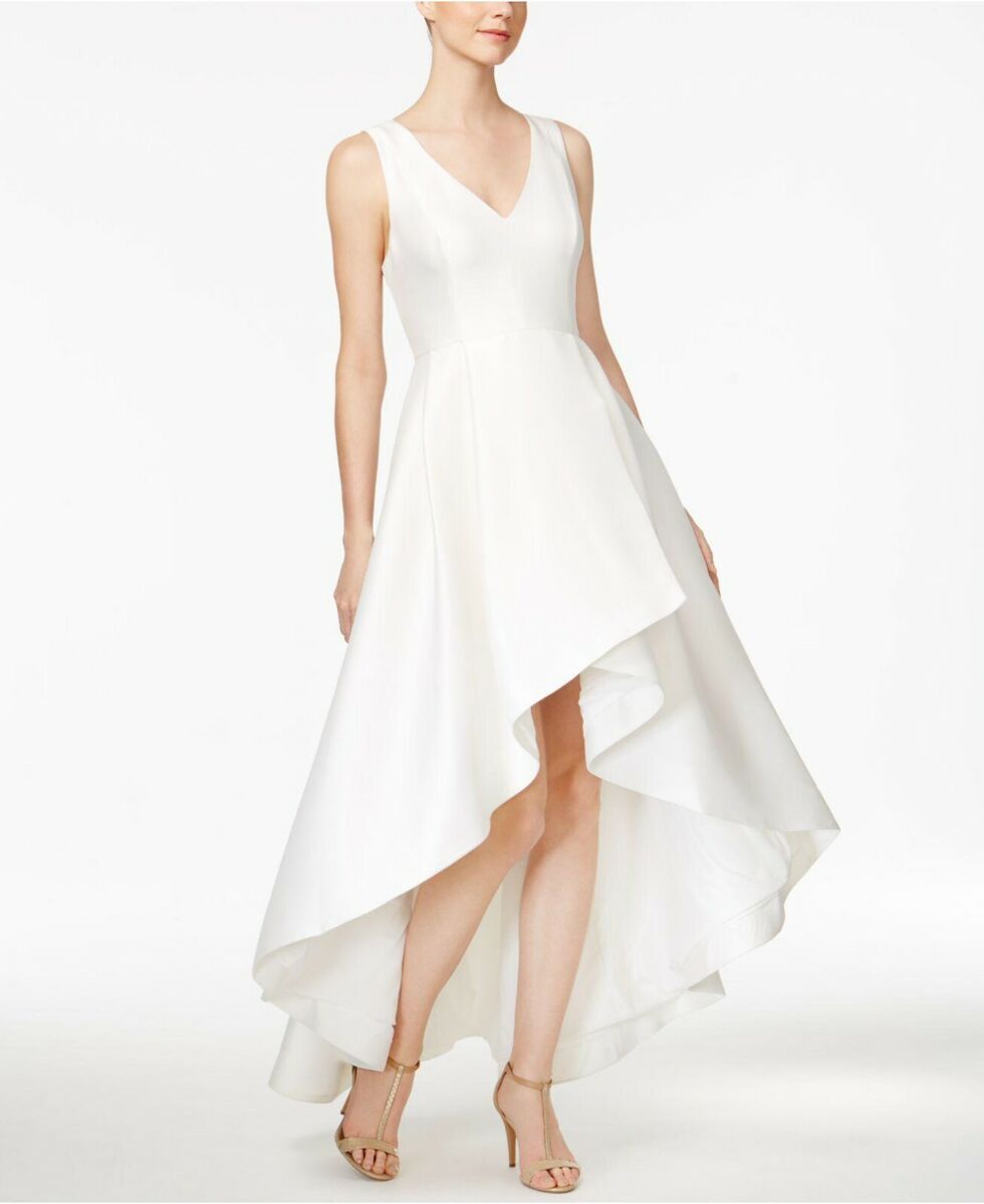 Calvin Klein Women's White High-low A-line Gown sz 4 | eBay Calvin Klein Women's White High-low A-line Gown sz 4 | eBay