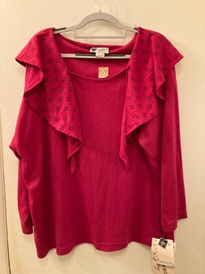 VINTAGE WENTWORTH GALLERY WOMEN S PLUS-SIZE TOP SIZE 18W NWT 1980S K-MART RARE