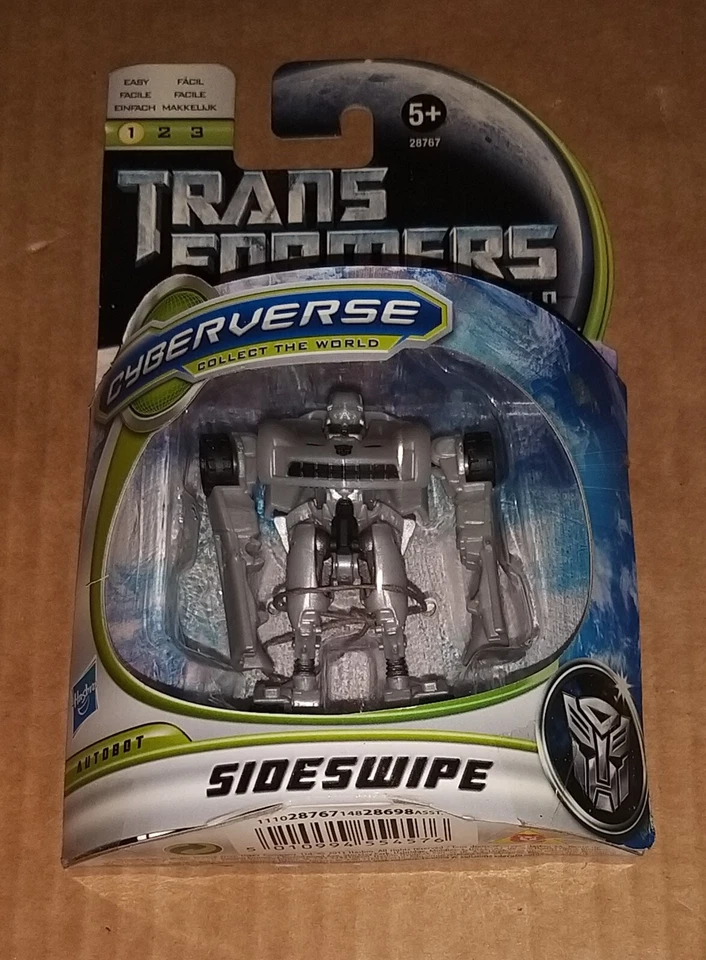 Transformers Dark of the Moon Cyberverse Leaofoot Sideswipe new sealed hasbro - Immagine 2 di 4
