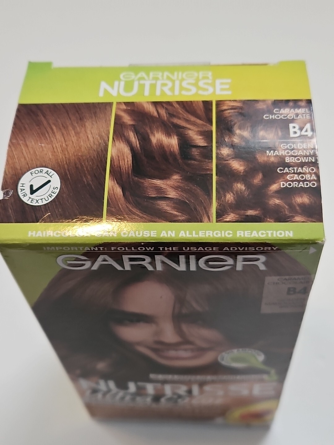 Garnier Nutrisse Caramel Chocolate B4 Golden Mahogany Hair Color