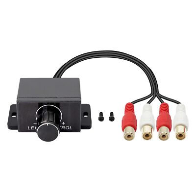 Universal RCA Level Controller Car Audio Verstärker RCA Audio Regler Bass Boo...