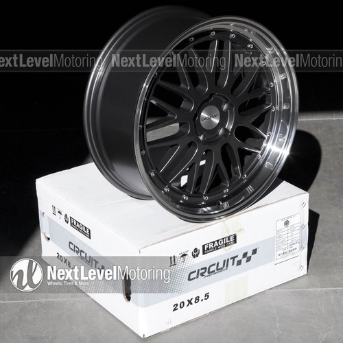 CIRCUIT CP30 20X8.5 5X114.3 +35 GUN METAL WHEELS FITS ALTIMA OPTIMA