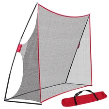 10x7ft Portable Golf Practice Net Hitting Training Net w/Carry Bag for Backyard 