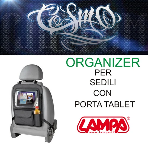 Organizer porta oggetti per auto per sedili - sedile con porta tablet Camper 